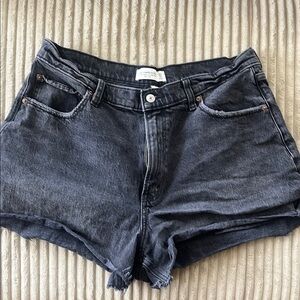 Abercrombie Women's Black Denim Shorts